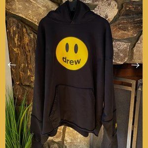 DREW HOUSE Black Deconstructed Mascot Hoodie